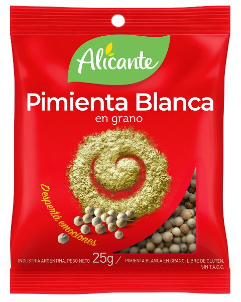 Pimienta blanca Alicante 25grs